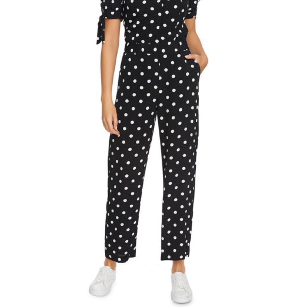 1.STATE POLKA DOT Wide leg Trouser/Pants